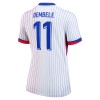 Maglia ufficiale Francia Dembele 11 Trasferta Euro 2024 per Donna